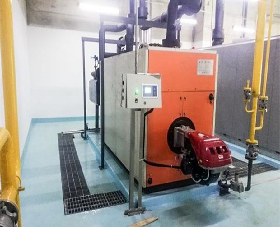 云南供暖项目0.7MW燃气真空热水锅炉